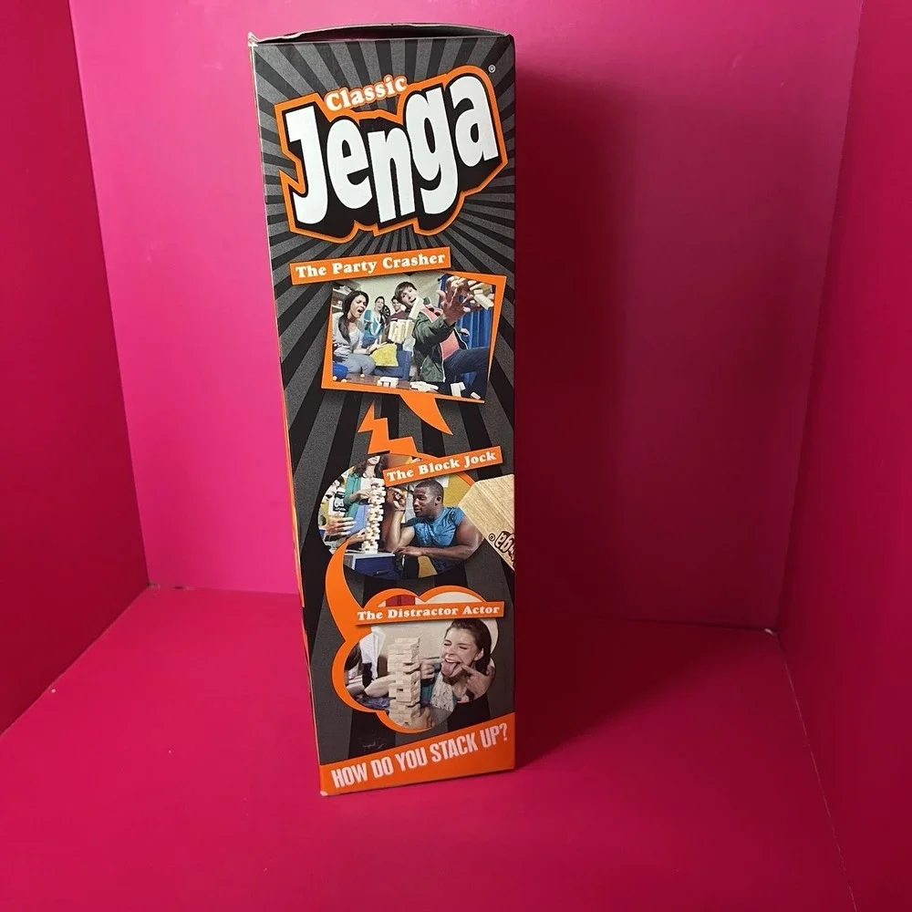 Classic Jenga Wood Block Tower Game‎ Family Party Game 1+ Players